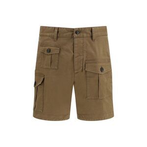 Dsquared² Brown Cotton Bermuda Men's Shorts